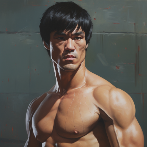 Bruce Lee Portrait Image