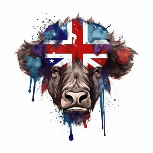 Buffalo Bills England Flag Logo