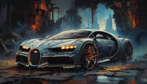 Bugatti Divo with Spider Web Design