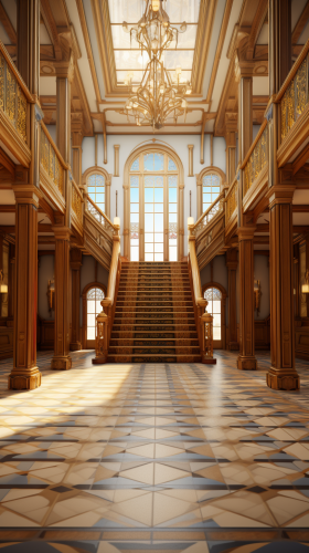 Renaissance Style Building in 1 Point Perspective Renaissance Style Building in 1 Point Perspective