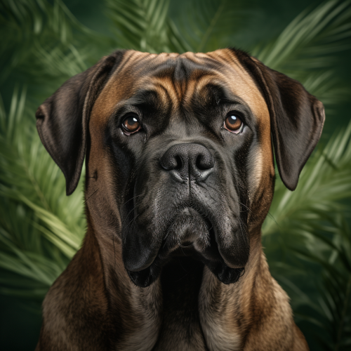 Close-up of Bull Mastiff's Face