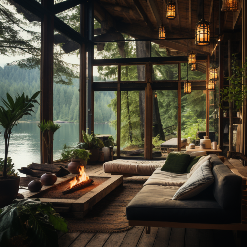 Image of a peaceful retreat for burnout recovery