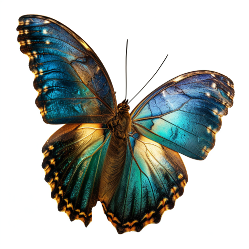 Transparent Background Isolated Butterfly