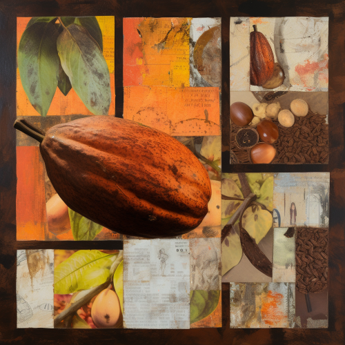 Cacao Fruit Collage Picture Cacao Fruit Collage Picture