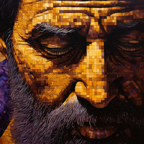 Cain with shadows over his eyes