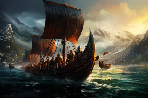 Astonishing digital artwork of Vikings