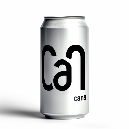 Can9 logo on white can