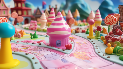 Colorful Candy Land adventure in real life