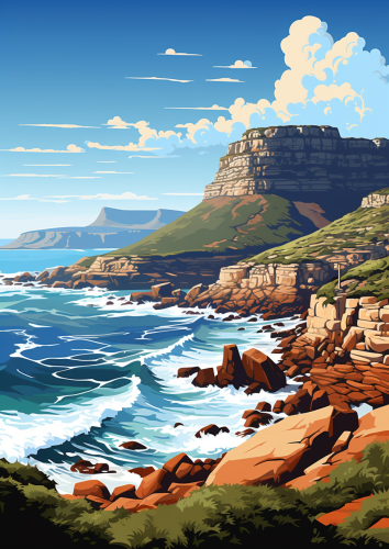 Beautiful view of Cape of Good Hope, South Africa Beautiful view of Cape of Good Hope, South Africa