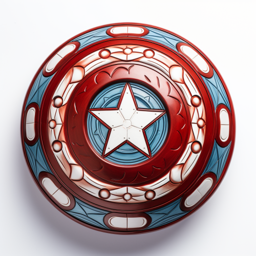 Captain America pattern loot crate Captain America pattern loot crate