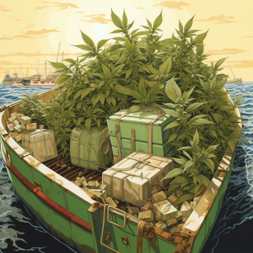 Marijuana-filled Cargo Container