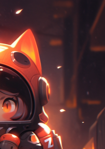 Adorable cat in space with funny emojis