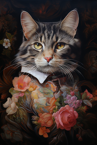 Cute Cat Shirt Print Design