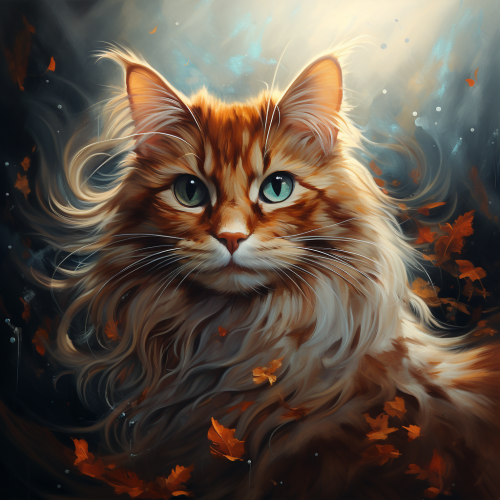 Adorable cat illustration design