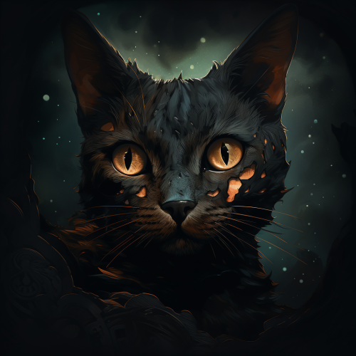 Adorable cat playing with a ball