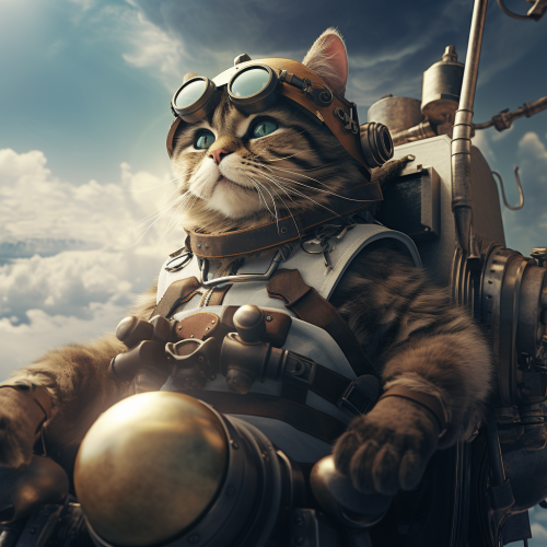 Cat Pilot on Laputa Island Cat Pilot on Laputa Island