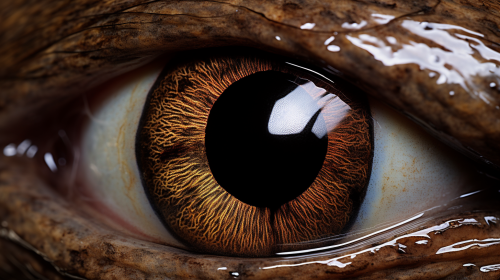 Closeup of Catfish Eye