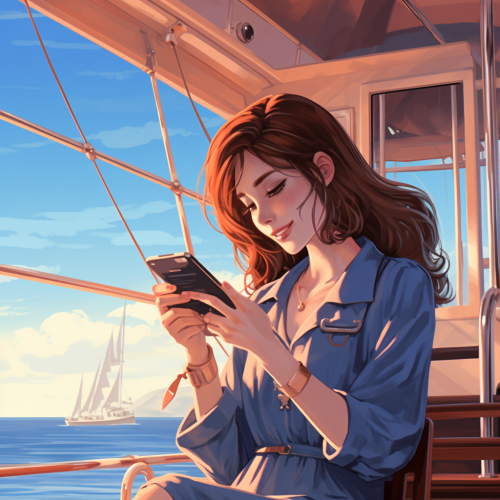 Celebrity drops phone into ocean on yacht Celebrity drops phone into ocean on yacht