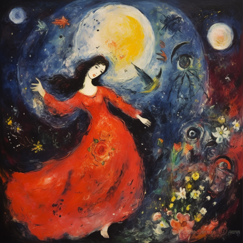 Magnificent Marc Chagall Space Artwork Magnificent Marc Chagall Space Artwork