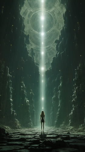 Futuristic Evil Boss Fight in the Chamber of Light