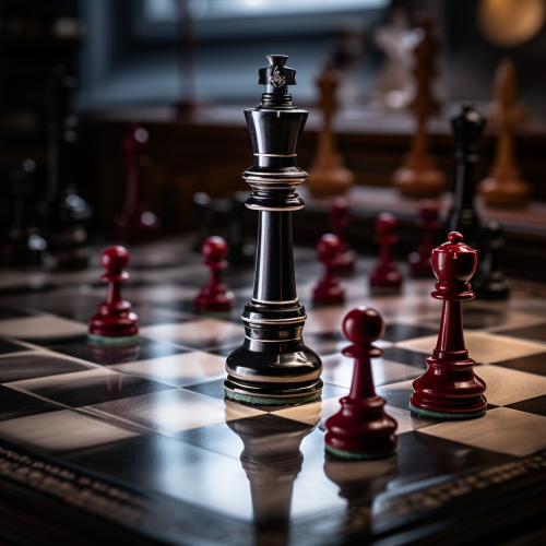 Chamelson on Chess Board