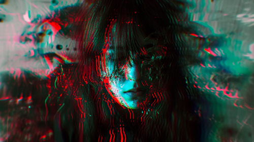 Chaotic camera in the background