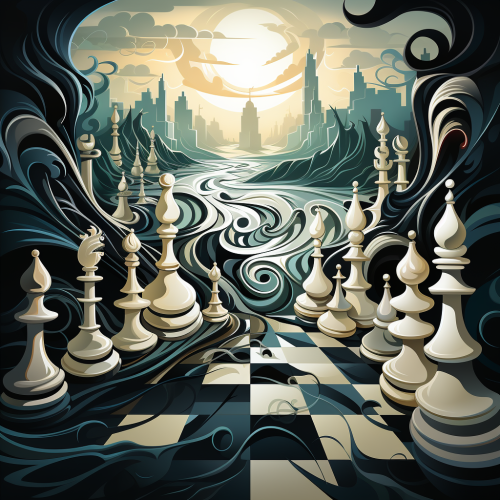 Chess Pattern Background Design