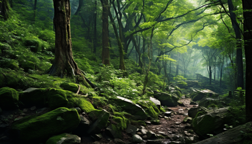 Beautiful Chinese Forest Landscape