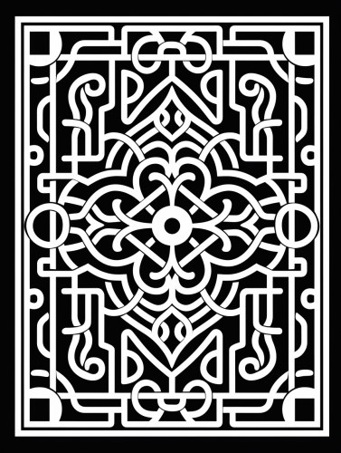 Sophisticated Chinese Rectangle Vector Art