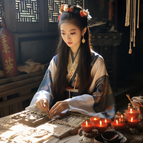 Chinese Oracle Teenage Girl Chinese Oracle Teenage Girl