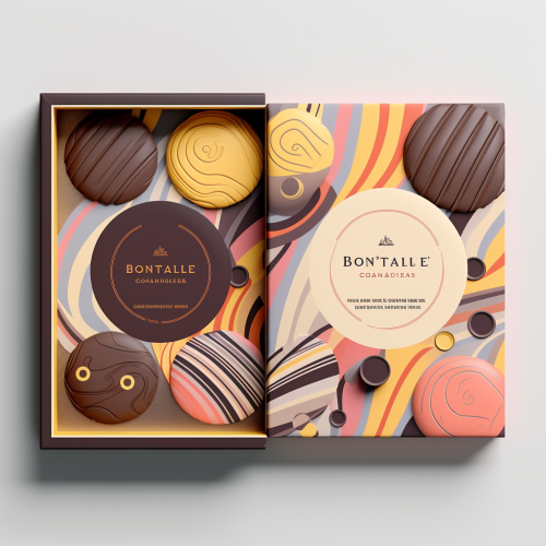 Exquisite Chocolate Bonbons with Travel Guide Packaging