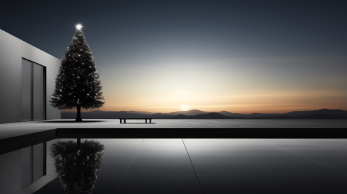 Minimalist Christmas Tree Decoration