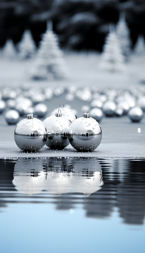 Black and White Christmas vs Brandt Color Splash