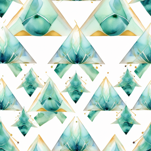 Beautiful Holiday Watercolor Pattern