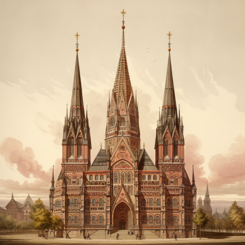 Majestic exterior of Church of Holy Light Cathedral