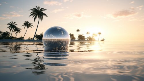 Metal Sea Rose in Cinema 4D