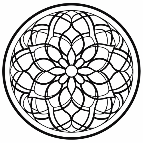 Simple Circles Abstract Pattern