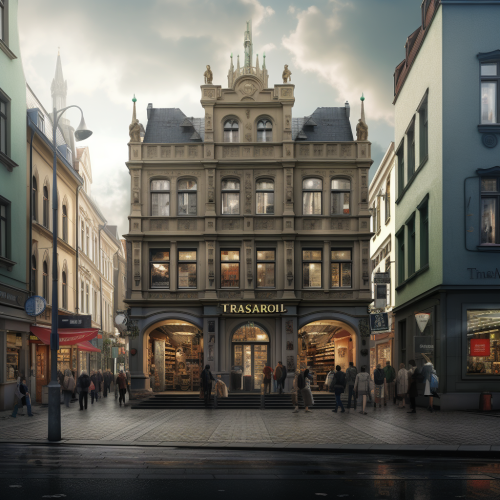 A mesmerizing cityscape of the dreamy books A mesmerizing cityscape of the dreamy books