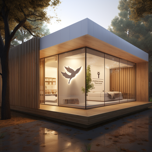 Simple and Modern Clinic Front Facade