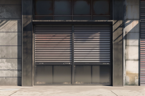 Closed Shop Iron Shutter