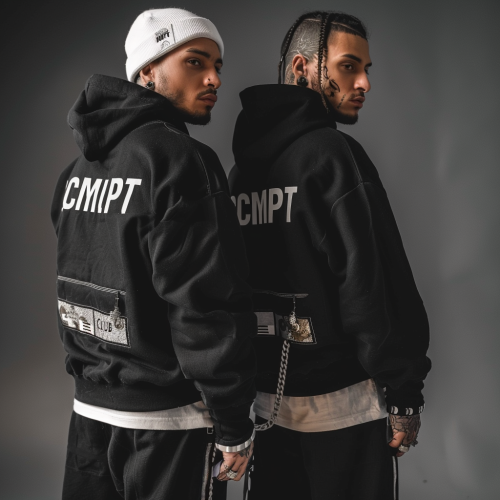 CMPT CLUB clothing line photoshoot