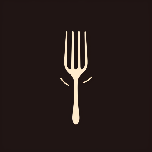 Code Fork Symbol Logo Illustration