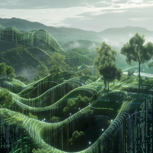 Codeland Digital Realm Fantasy Landscape Codeland Digital Realm Fantasy Landscape