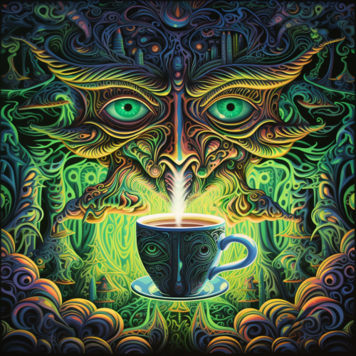 Coffee Addict DMT Alex Grey