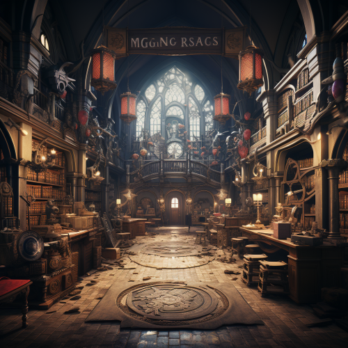 Stunning college campus scenery