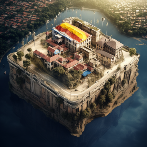 Political Constitution of Colombia - Aerial View