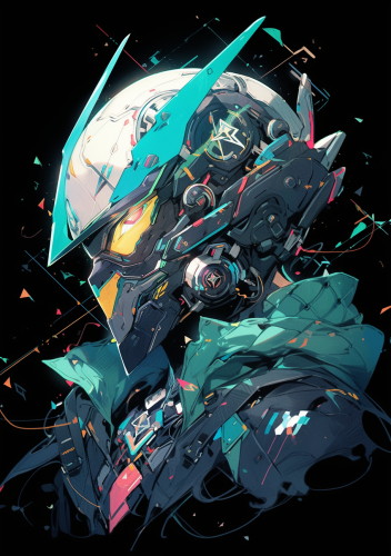 Colorful Brush Strokes on Smartphone