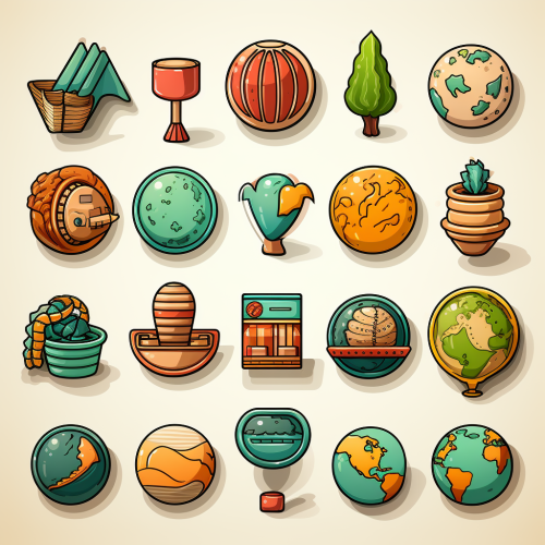 Colorful calming payment dollar symbols