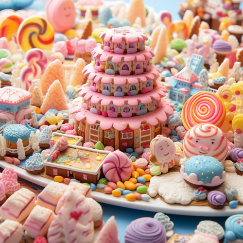 Colorful Kawaii Treats Puzzle