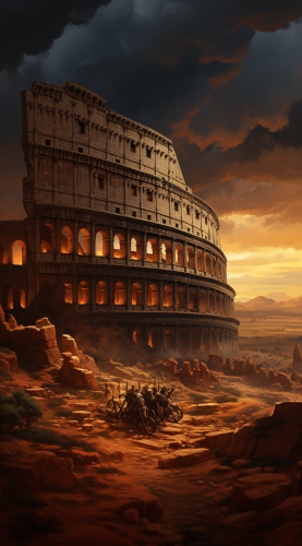 Colosseum Landscape Without Human